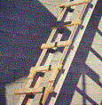 High-tech, substandard job-built ladder